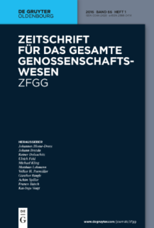 Zum Artikel "Schwerpunktheft 2020 der Zeitschrift für das gesamte Genossenschaftswesen"