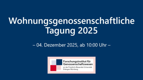 Zum Artikel "Einladung zur Wohnungsgenossenschaftlichen Tagung am 04.12.2025"