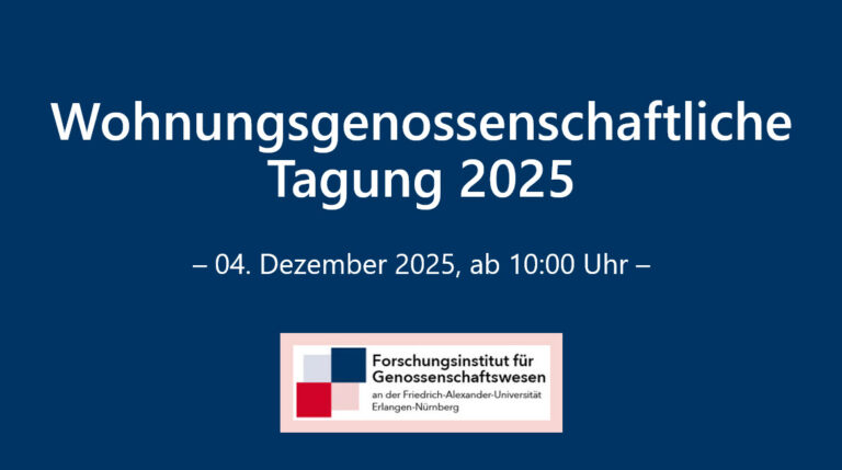 Wohnungsgenossenschaftlichen Tagung am 04.12.2025
